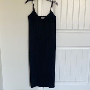 Rebecca Taylor Black Midi Dress
